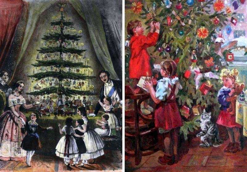 Елка новогодняя в доме и ель в славянской культуре