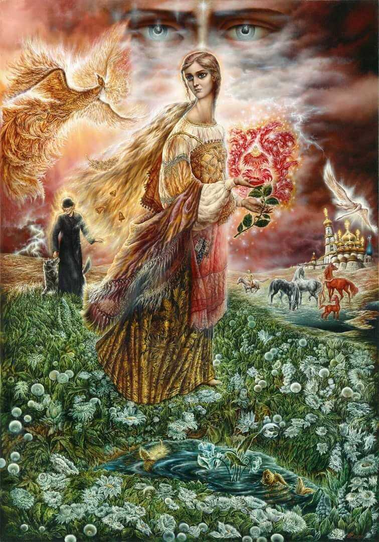Славянская богиня лада - покровительница любви и красоты