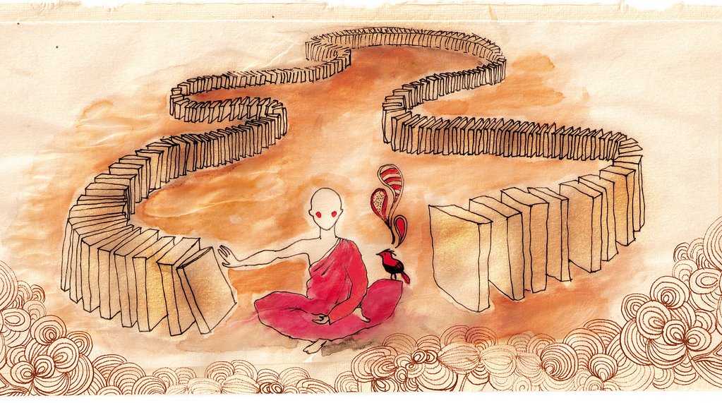 В философии буддизма под понятием кармы понимается действие, совершенное с намерением посредством тела, речи или ума – это приводит к будущим последствиям