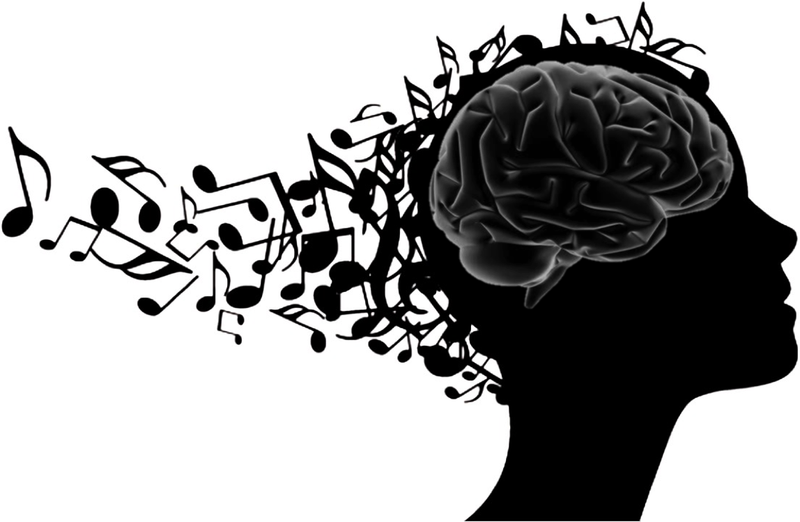 Играет песня в голове. Мозг музыканта. Мозг и Ноты. Звук и мозг. Мозг и музыкальные инструменты.
