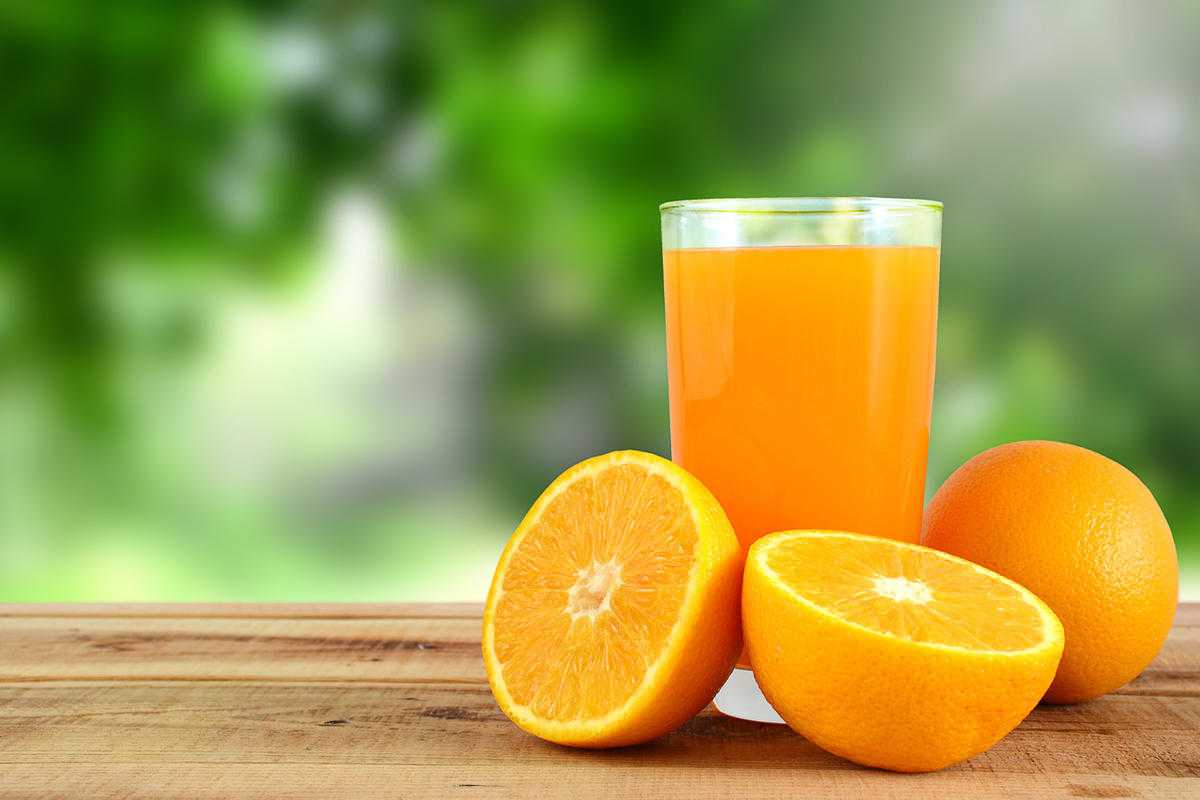 Test positivo con zumo de naranja