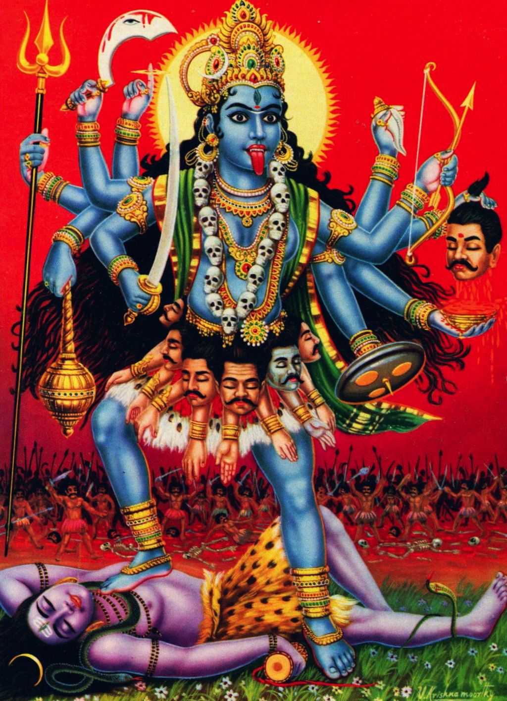 Богиня кали | мифы и легенды индийской мифологии