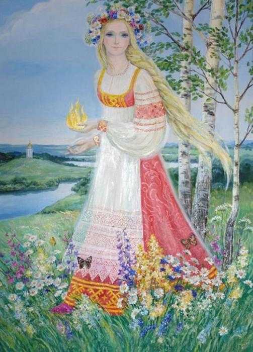 Славянская богиня любви и красоты лада - ее заповеди и обереги