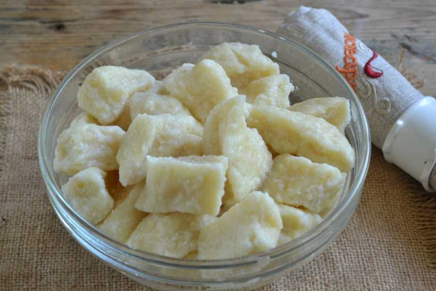 Ленивые вареники из картофеля рецепт классический с фото пошагово