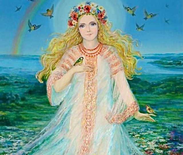 Славянская богиня леля — богиня весны | славяне