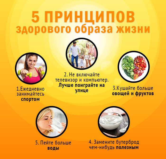 5 компонентов здорового образа жизни