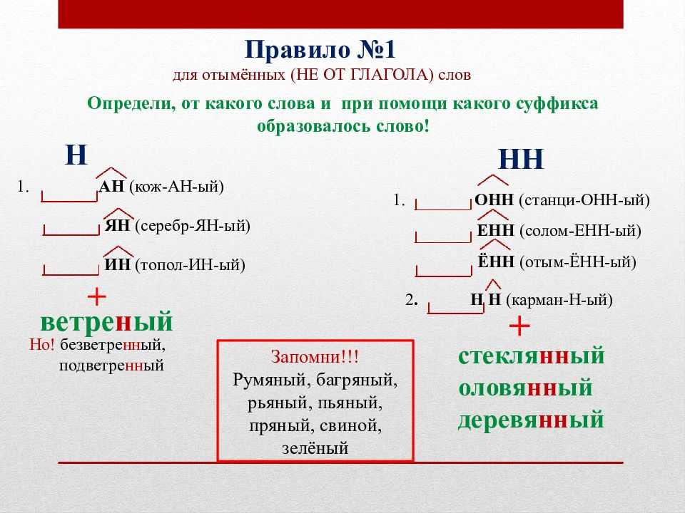 Презентация нн и н